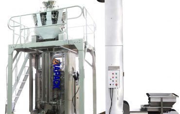 Makinë automatike për paketimin e qeseve me vulë katërkëndëshe vffs