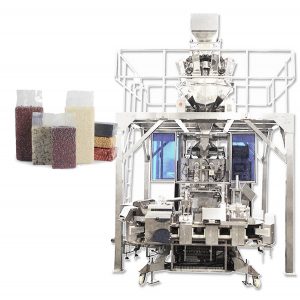 Makinë ambalazhimi automatik për mbushjen e qeseve me vakum të tipit tulla për grurë