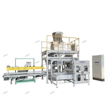 Makinë automatike për mbushjen e qeseve për peshimin e ushqimit për kafshët shtëpiake me gojë të hapur
